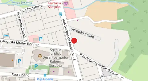 Mapa da localização