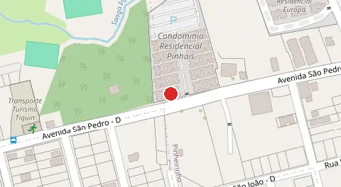 Mapa da localização