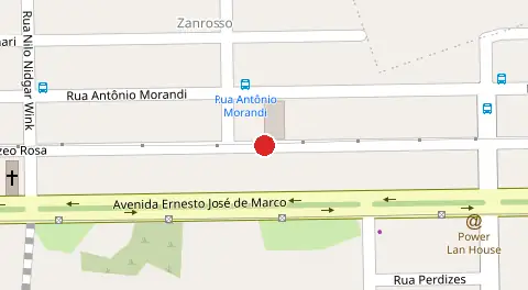 Mapa da localização