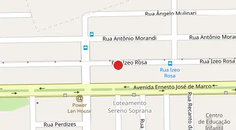 Mapa da localização