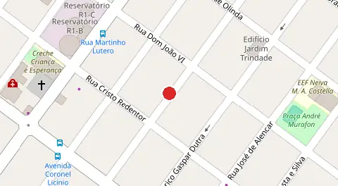 Mapa da localização