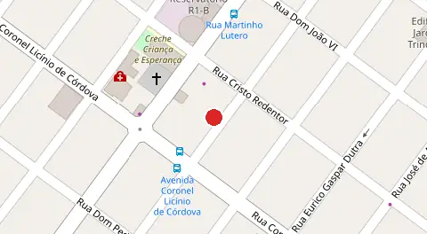 Mapa da localização