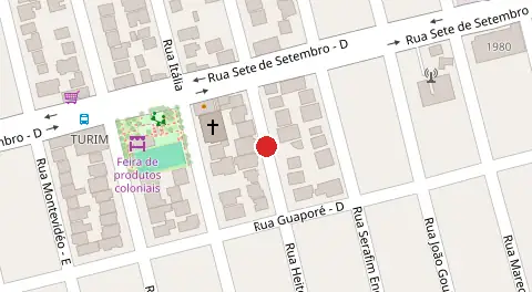Mapa da localização