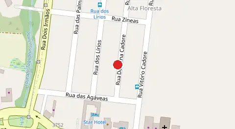 Mapa da localização