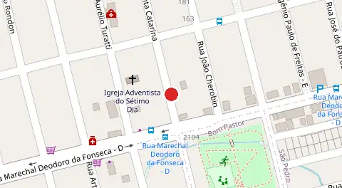 Mapa da localização