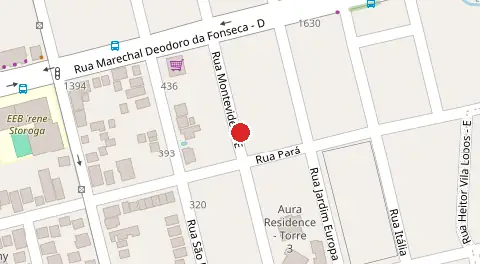 Mapa da localização