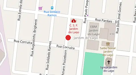Mapa da localização