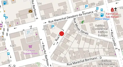 Mapa da localização