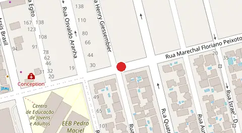 Mapa da localização