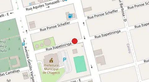 Mapa da localização