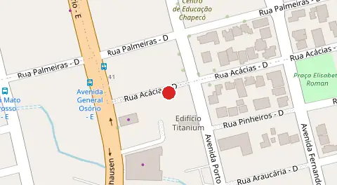 Mapa da localização