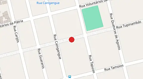Mapa da localização