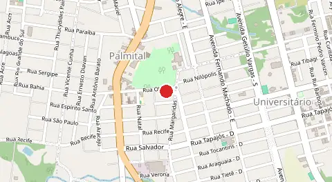 Mapa de Palmital