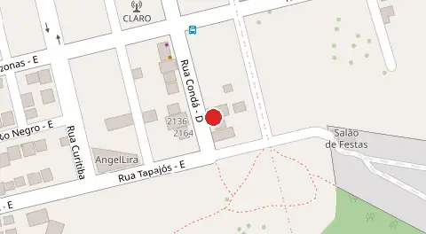 Mapa da localização