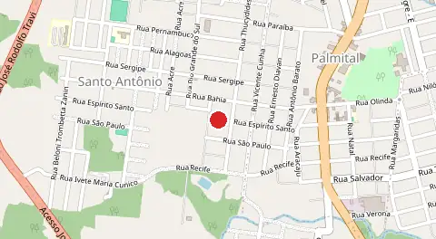 Mapa de Santo Antônio