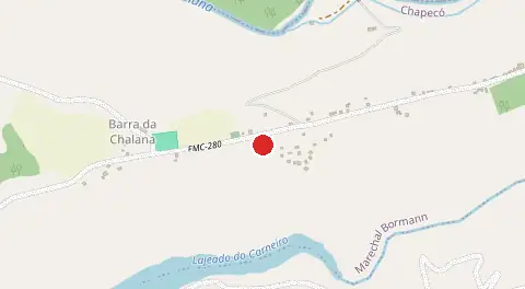 Mapa de Barra da Chalana