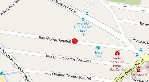 Mapa da localização