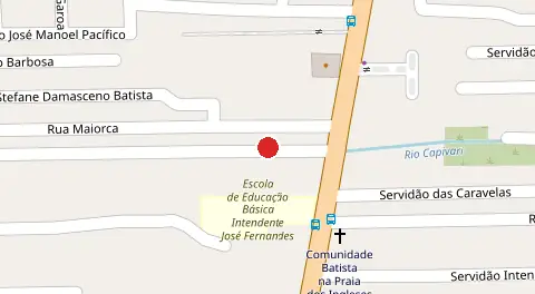 Mapa da localização