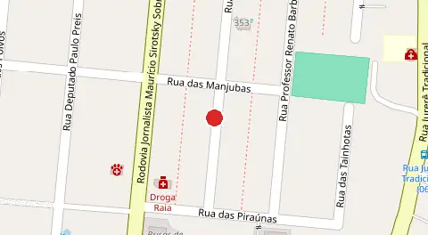 Mapa da localização