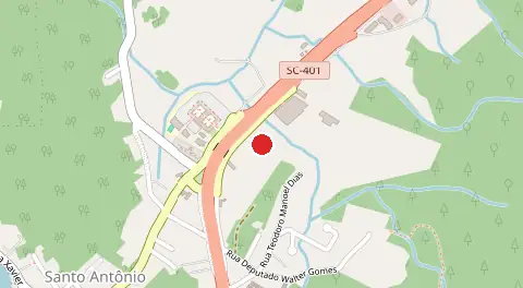 Mapa de Santo Antônio de Lisboa