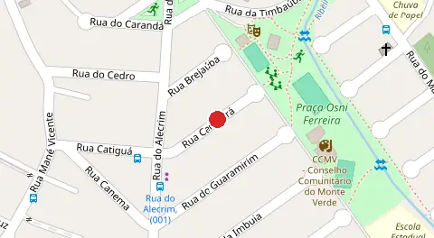 Mapa da localização