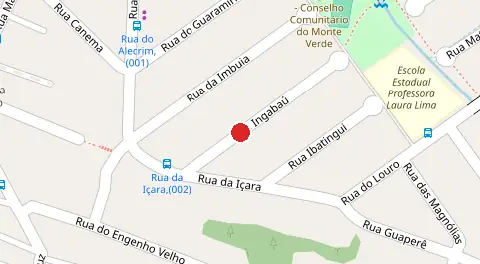 Mapa da localização