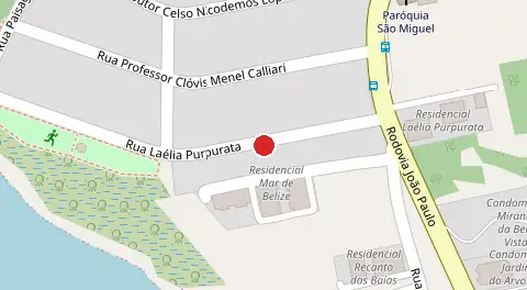 Mapa da localização