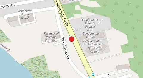 Mapa da localização