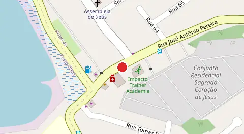 Mapa da localização