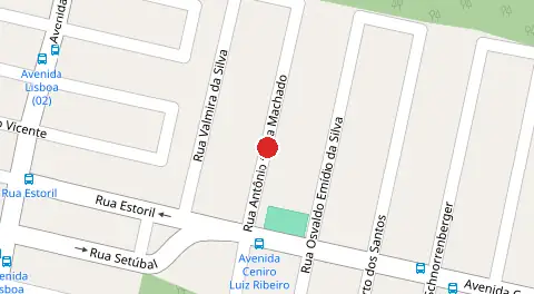 Mapa da localização
