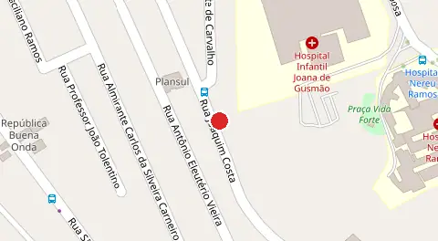 Mapa da localização