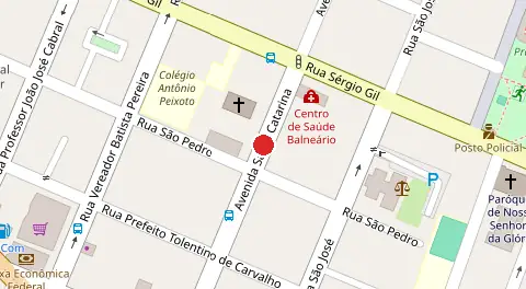 Mapa da localização
