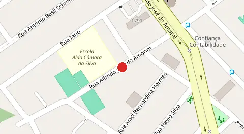 Mapa da localização