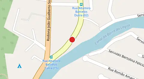 Mapa da localização