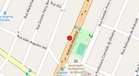 Mapa da localização