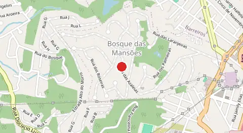 Mapa de Bosque das Mansoes