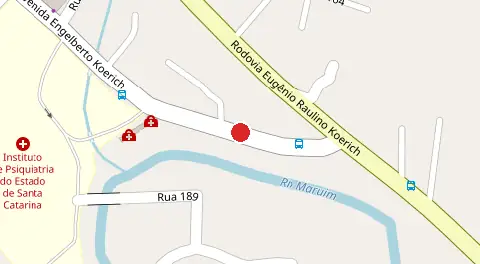 Mapa da localização