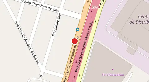 Mapa da localização