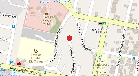 Mapa da localização