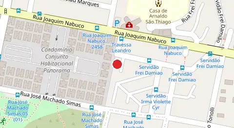 Mapa da localização