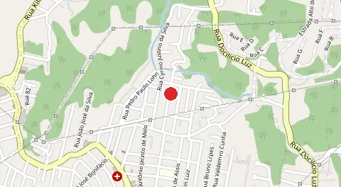Mapa de Forquilhinhas