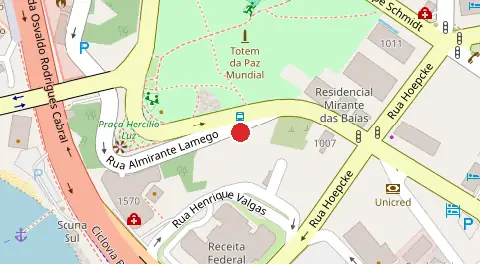 Mapa da localização