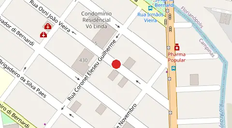 Mapa da localização