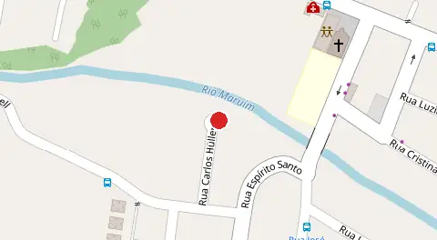 Mapa da localização