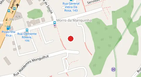 Mapa da localização