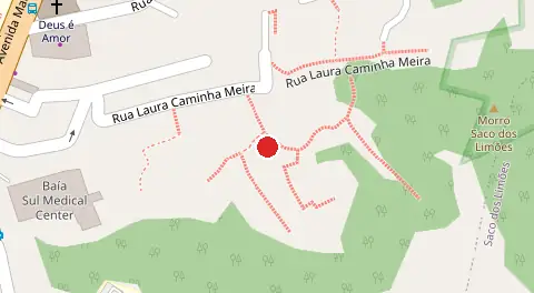 Mapa da localização