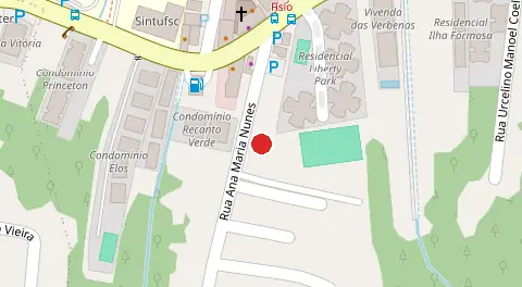 Mapa da localização