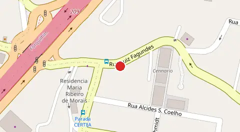 Mapa da localização