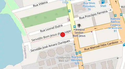 Mapa da localização