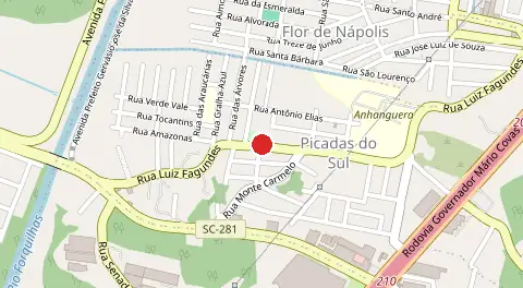 Mapa de Picadas do Sul